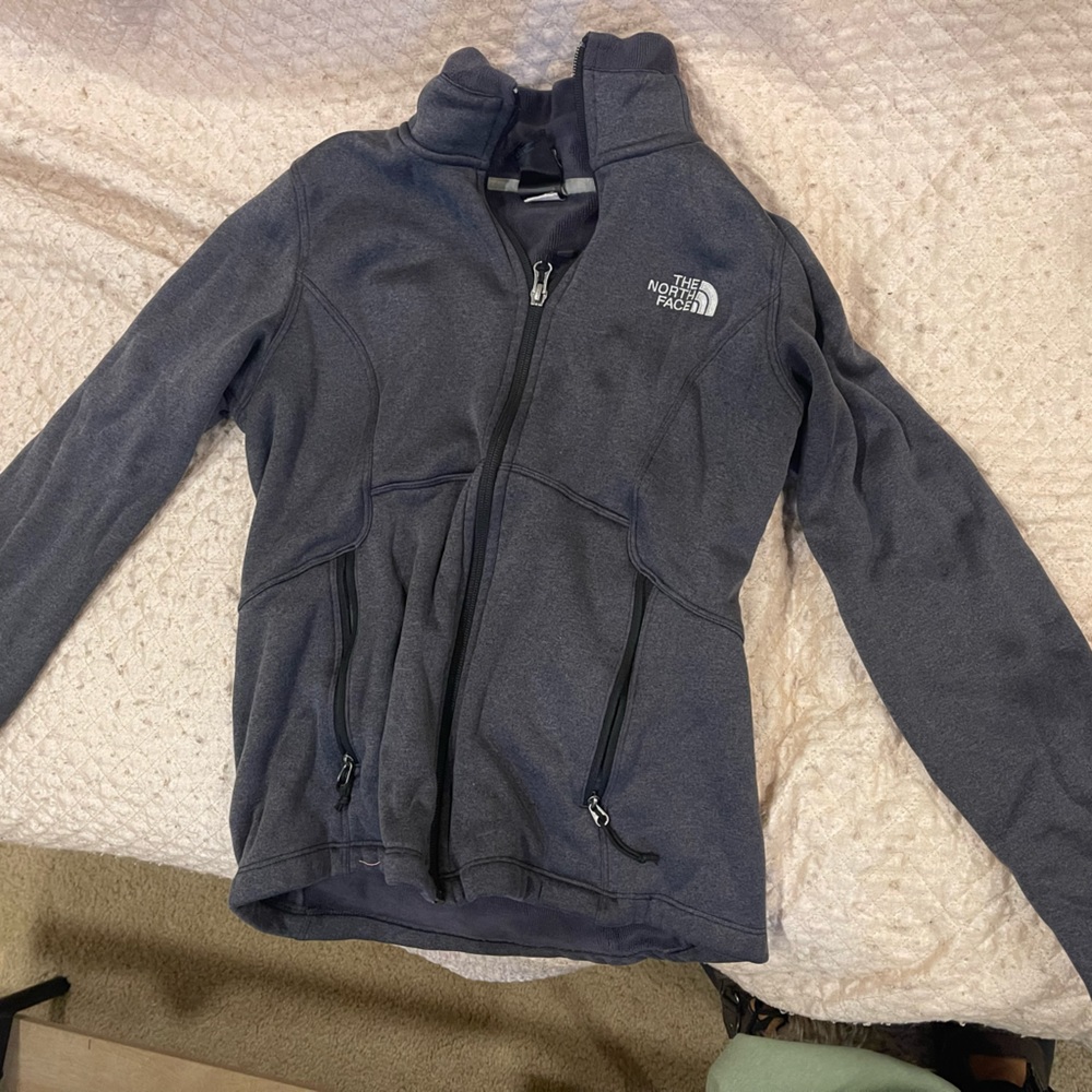 North face zip up fleece